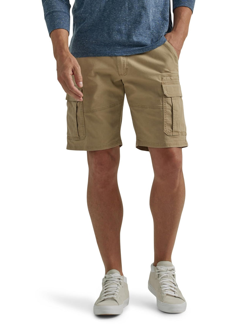 Wrangler Authentics Men's Classic Cargo Stretch Short, Grain Twill, 34 🍁 All In One Marketplace Canada