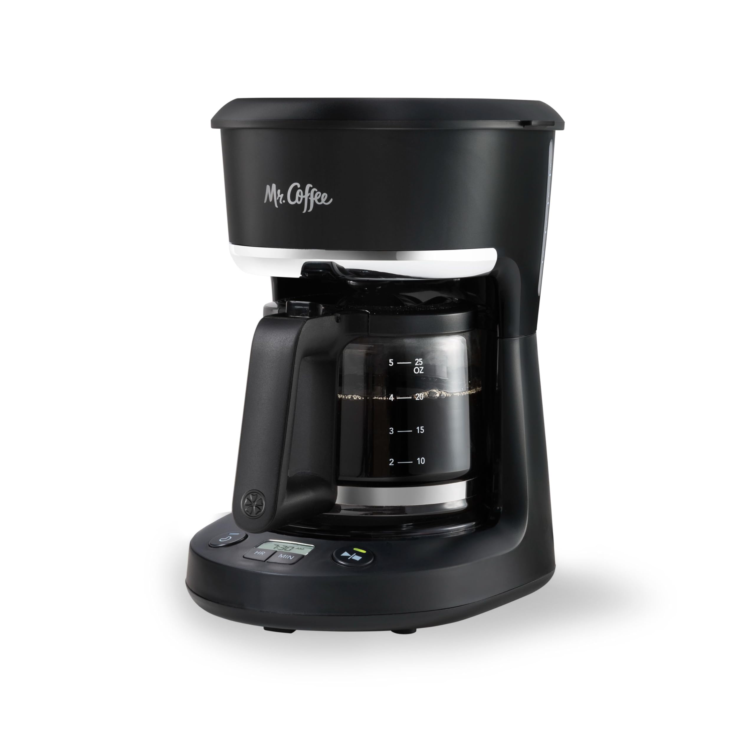 Mr. Coffee 5-Cup Programmable Coffee Maker, 25 oz. Mini Brew, Space-Saving Coffee Machine, Black 🍁 All In One Marketplace Canada