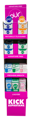 PUR Gum - Shipper - Gum, Mints Assort. 240ct (1disp)