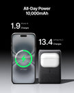 INIU for MagSafe Slimmest Power Bank, Original Qi2 Certified Wireless Fast Charging, 10000mAh 45W Portable Charger with USB C Cable & Stand, Flight Safe Magnetic Battery Pack for iPhone 17-12 Series 🍁 All In One Marketplace Canada