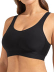 SHAPERMINT Wireless Bras for Women - Full Support Seamless Bralette, Compression Sports Bra, Plus Size Minimizer Bras, Padded Wirefree Bra for Women Black 🍁 All In One Marketplace Canada
