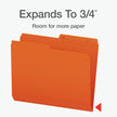 Pendaflex File Folders, 1/2 Cut Tab, Letter Size, Orange, Durable Paper Stock, 100/Box, Ideal for Office/Home/School Organization, Made in Canada, Reversible File Organizers 🍁 All In One Marketplace Canada