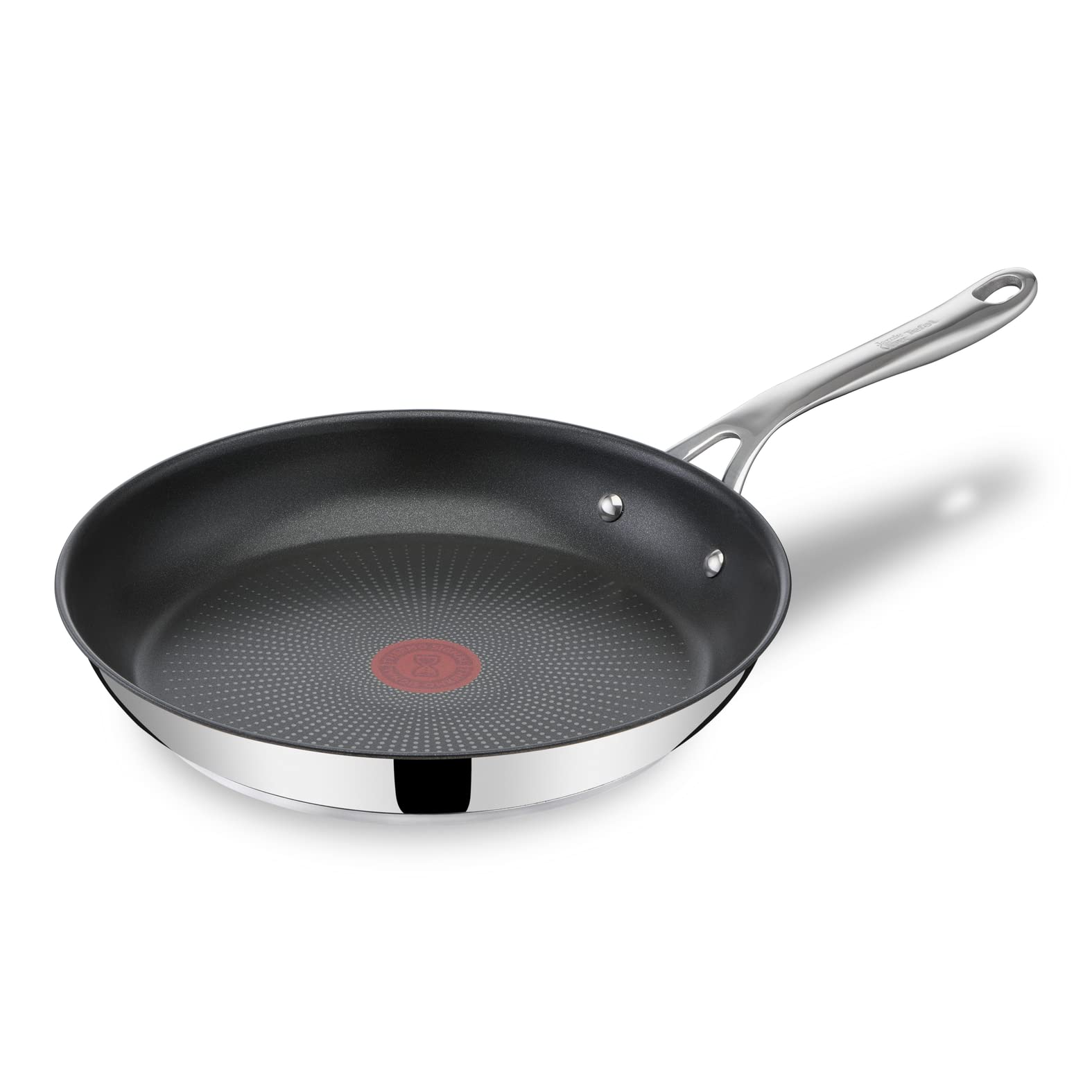 Jamie Oliver by Tefal Nonstick Coated Stainless Steel Pan 11-Inch, Induction Compatible, Oven Safe up to 500°F, Chef's Stainless Steel Skillet, Non Stick Frying Pans, Silver 🍁 All In One Marketplace Canada