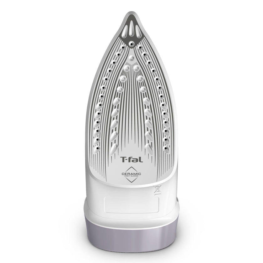 T-Fal Virtuo Steam Iron for Clothes with Retractable Cord, Portable Iron and Steamer for Clothes, Ceramic Nonstick Soleplate, 1500 Watts, Anti-Drip, Auto-Off, Scratch Resistant, Grey 🍁 All In One Marketplace Canada