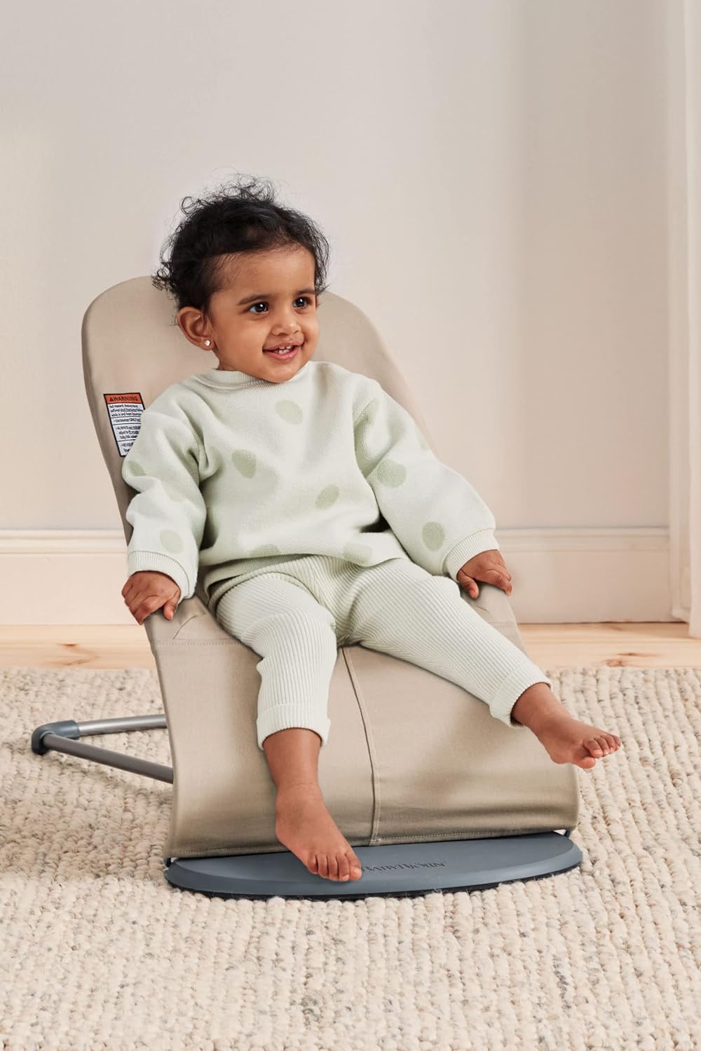 BabyBjorn Bouncer Balance Soft, Woven, Khaki/Beige 🍁 All In One Marketplace Canada