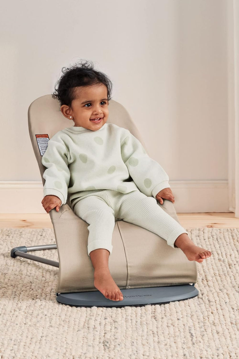 BabyBjorn Bouncer Balance Soft, Woven, Khaki/Beige 🍁 All In One Marketplace Canada