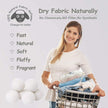 Budieggs Wool Dryer Balls Organic XL 6-Pack, 100% New Zealand Wool Chemical Free Fabric Softener for 1000+ Loads, Baby Safe & Hypoallergenic, Fabrics Soft and Fluffy Naturally 🍁 All In One Marketplace Canada