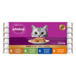 WHISKAS Salmon and Poultry Selections, Turkey, Chicken, and Savoury Salmon Dinner, Adult Wet Cat Food Paté in Natural Juices, 100g (24 Pack) 🍁 All In One Marketplace Canada