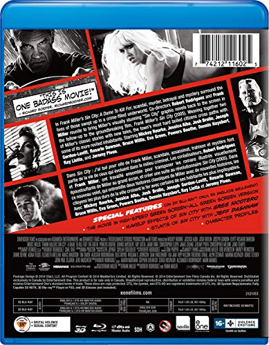Sin City: A Dame to Kill For - Blu-Ray + 3D (Used)