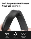 Homaupt Car Seat Gap Filler, 2 Pack PU Leather Fill The Gap Between Seat and Center Console, Seat Crevice Blocker Stop Things from Dropping, Universal Vehicle Interior Accessories Black 🍁 All In One Marketplace Canada
