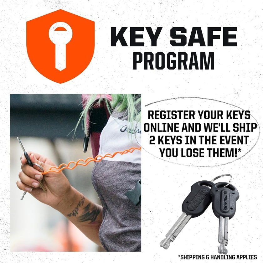 Kryptonite Keeper 712 Integrated Bicycle Chain Lock 48-Inch (120cm) 🍁 All In One Marketplace Canada