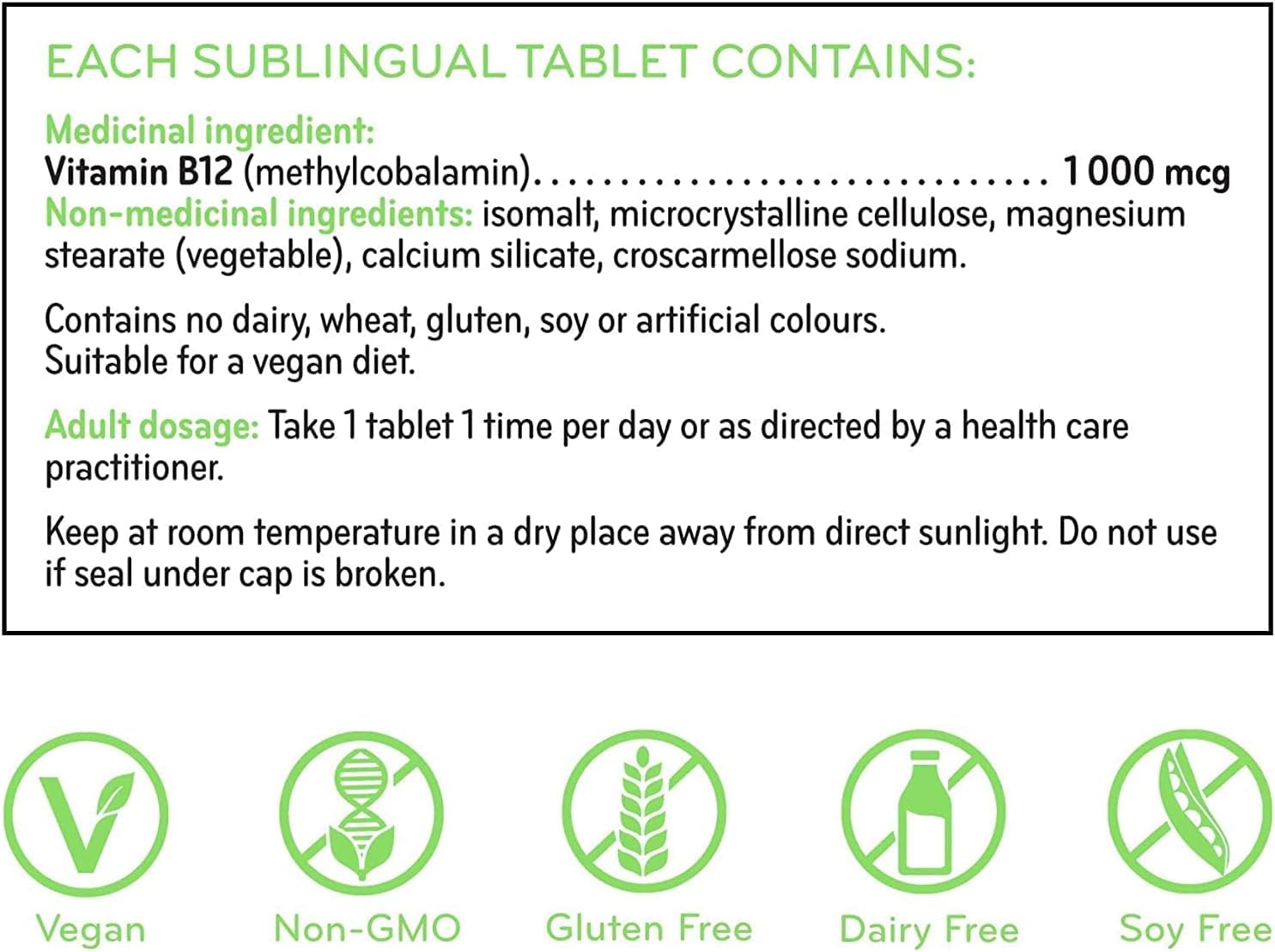 Sisu Vitamin B12 1000 mcg Methylcobalamin Sublingual Tablets, Unflavoured, 180 Tablets, Supports Energy Metabolism and Red Blood Cell Formation 🍁 All In One Marketplace Canada