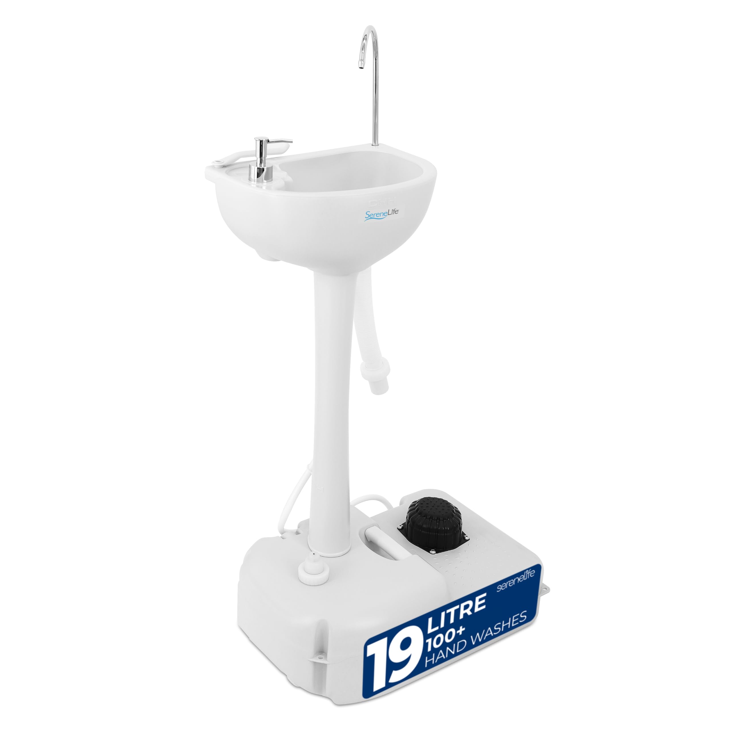 SereneLife, Portable Sink, Camping Hand Wash Basin with Water Tank and Rolling Wheels, Perfect for Indoor and Outdoor Use, Events, Worksites and More 🍁 All In One Marketplace Canada