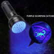 MegaPower (TM) UV Flashlight Black Light 12 LED 395nm Hand-held Detecting Torch for Pet Urine, Stains, Verifying Money Documents, Black 🍁 All In One Marketplace Canada