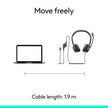 Logitech H391 Wired Headset for PC/Laptop, Stereo Headphones with Noise Canceling Microphone, USB-C, in-Line Controls, Works with Chromebook - Graphite 🍁 All In One Marketplace Canada