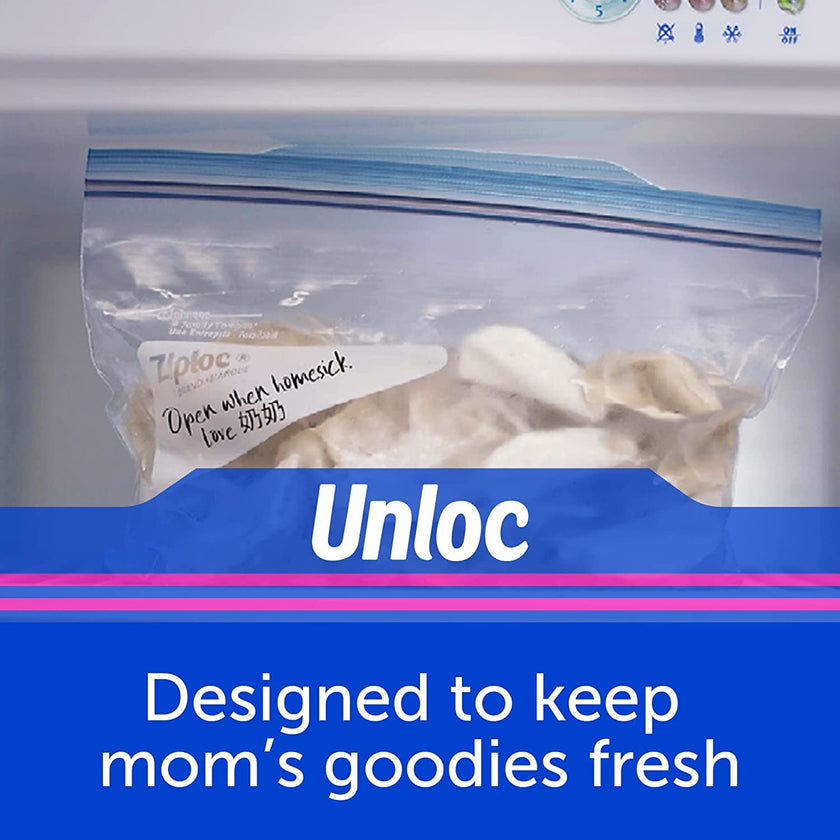 Ziploc Extra Large Food Storage Freezer Bags with Double Zipper Seal and Easy Open Tabs, 30 Count 🍁 All In One Marketplace Canada
