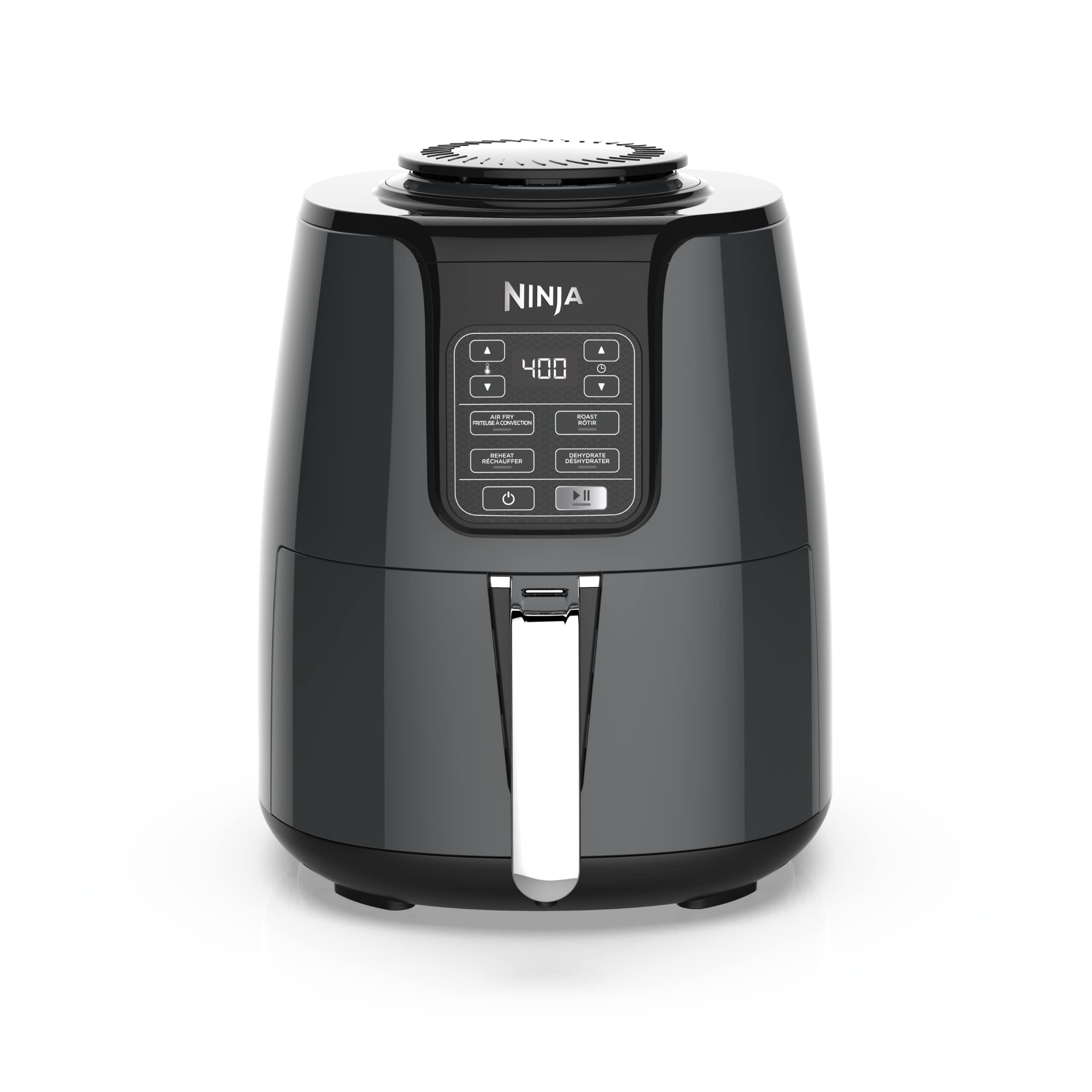Ninja AF100C Air Fryer, 4-Qt Capacity, Non-Stick, Air Fry, Roast, Reheat, Dehydrate, Charcoal Grey (Canadian Version) - Perfect for Nutritional Cooking with Air Fryer Accessories 🍁 All In One Marketplace Canada