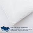 Comforter Twin Size Goose Down Alternative Microfiber Quilted Solid Comforter/Duvet Insert - Ultra Soft Hypoallergenic Bedding - Medium Warmth for All Seasons Twin Comforter - White 🍁 All In One Marketplace Canada