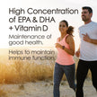 AQUAOMEGA 3X Extra Strength High EPA Fish Oil Omega 3 Supplements, Wild Caught Triple Strength Omega 3 Fish Oil Capsules with EPA, DHA and Vitamin D, Omega3 Supplements Made in Canada,120 Softgels 🍁 All In One Marketplace Canada