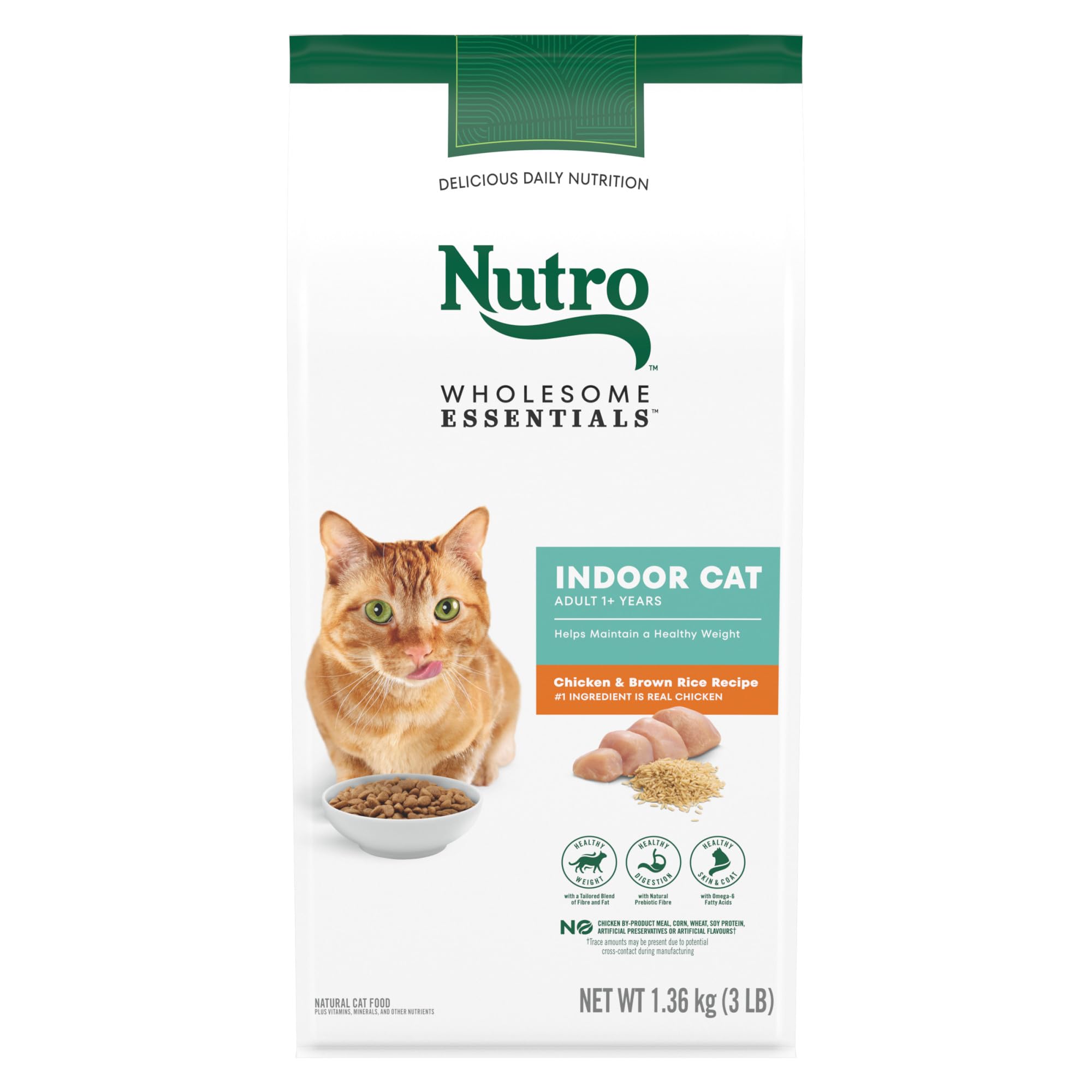 Nutro Wholesome Essentials Adult Dry Cat Food, Chicken Flavour, 1.36kg 🍁 All In One Marketplace Canada