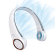 CIVPOWER Neck Fan: Portable Personal Neck Cooling Rechargeable Bladeless Fan - Hands Free 3 Speed 4000 mAh Battery USB Operated Wearable Headphone Design - for Men Women Outdoor Indoor (White) 🍁 All In One Marketplace Canada