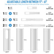 Portable Air Conditioner Window Kit with 5.9