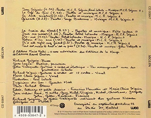 Séguin / Séguin - CD (Used)