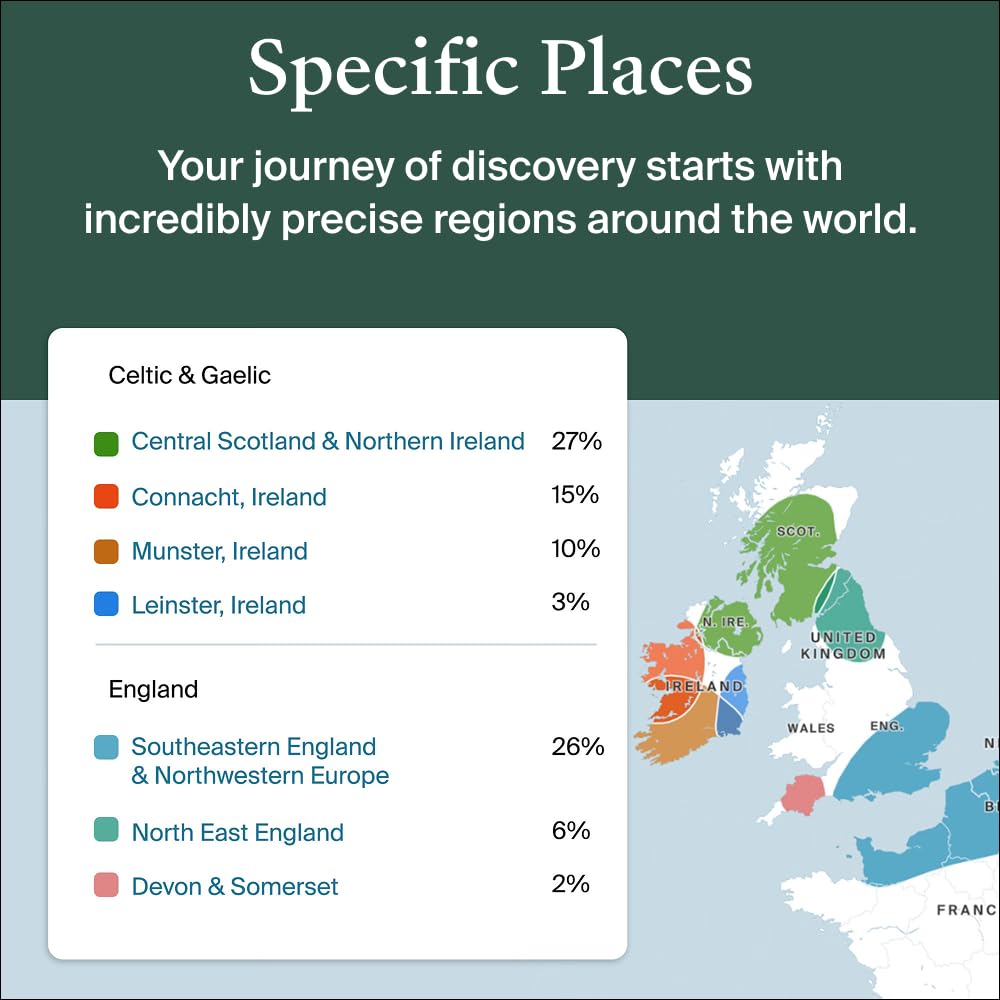 AncestryDNA + Traits Genetic Test Kit: Personalized Genetic Traits, DNA Ethnicity Test, Find Relatives, Family History, 2600 Regions, Ancestry Reports 🍁 All In One Marketplace Canada