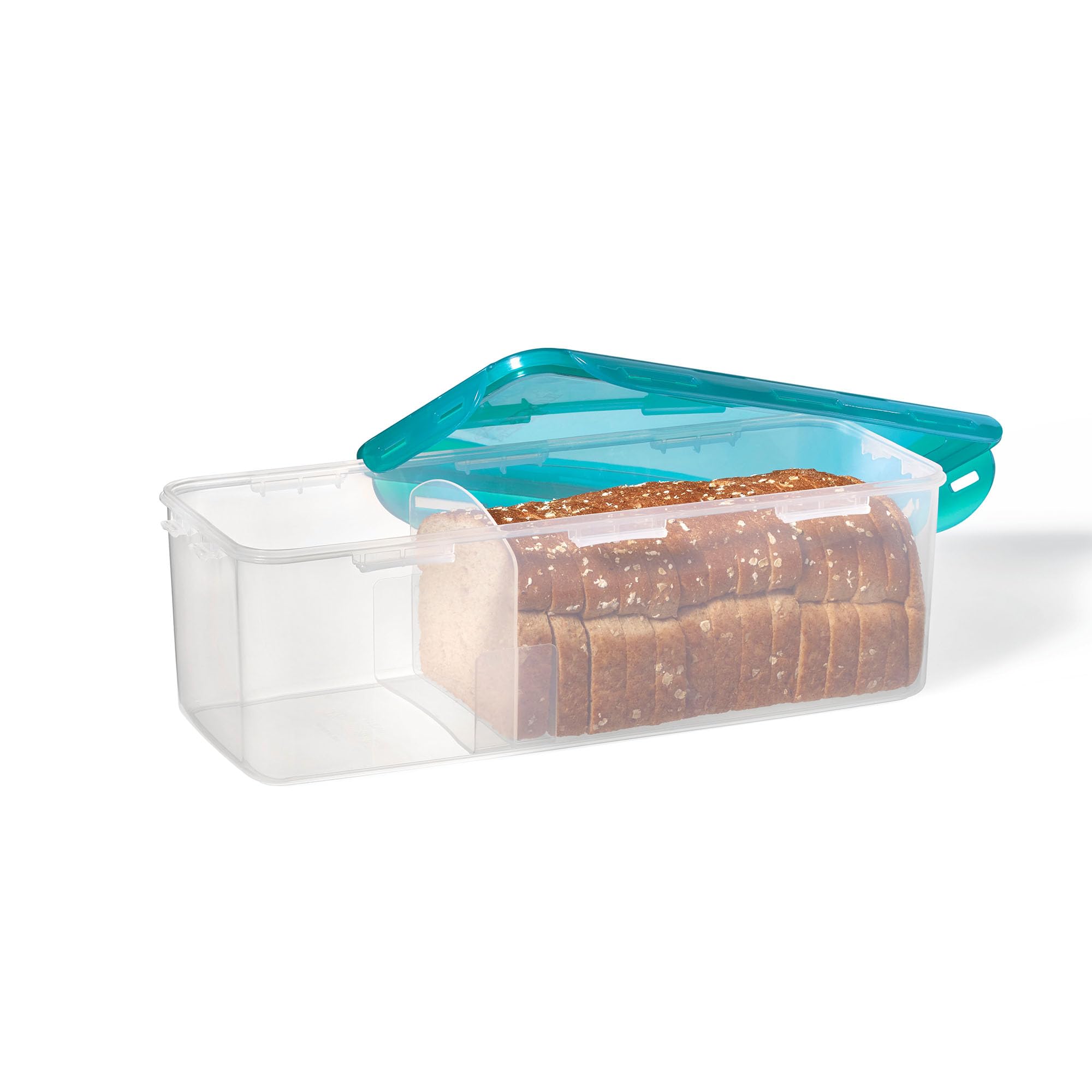 Starfrit LocknLock Plastic Bread Container - Removable Divider - 169oz/5L - Airtight - 4-Sided Locking Lid 🍁 All In One Marketplace Canada
