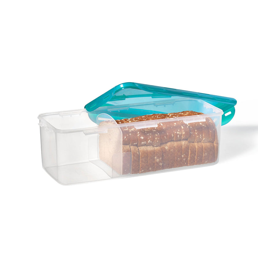 Starfrit LocknLock Plastic Bread Container - Removable Divider - 169oz/5L - Airtight - 4-Sided Locking Lid 🍁 All In One Marketplace Canada