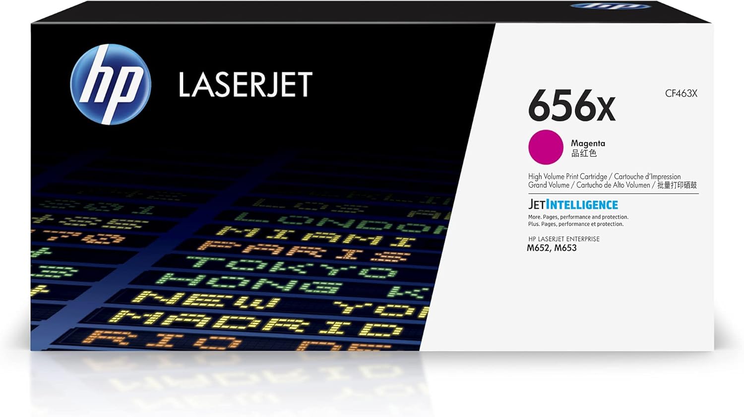 HP 656X (CF463X) Magenta High Yield Original LaserJet Toner Cartridge
