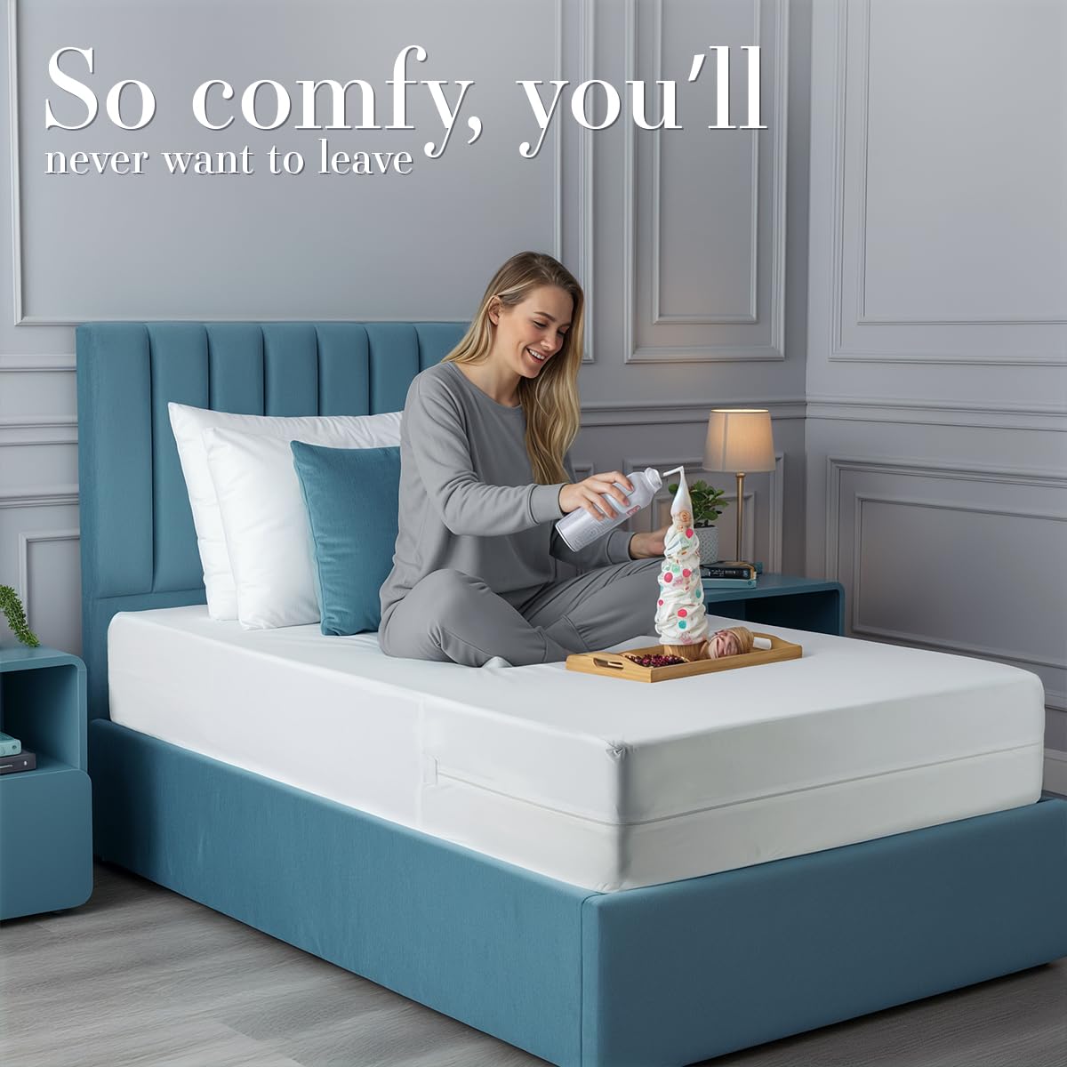 Utopia Bedding Zippered Mattress Encasement Twin (Pack of 2) - 100% Waterproof and Bed Bug Proof Mattress Protector - Absorbent, Six-Sided Mattress Cover 🍁 All In One Marketplace Canada