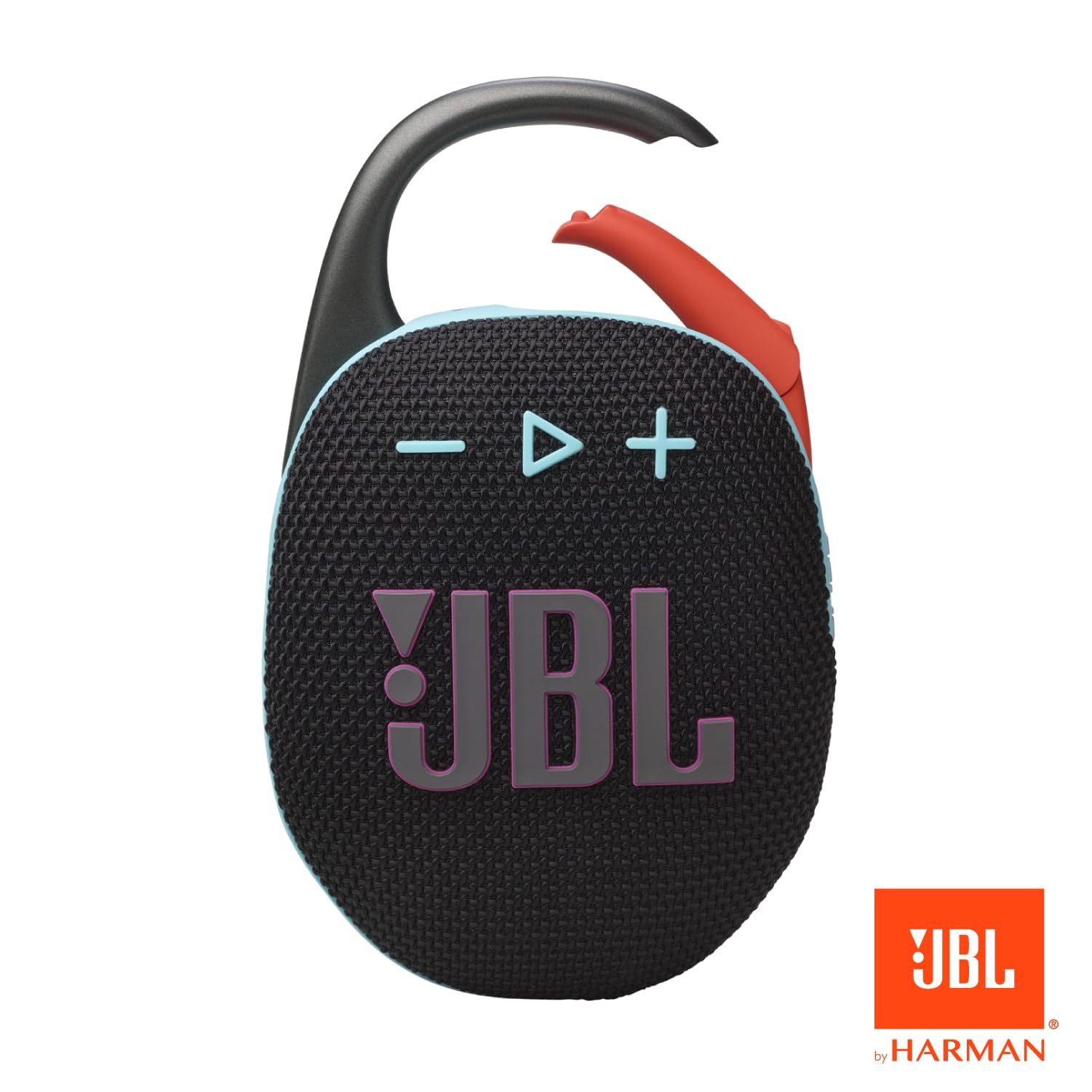 JBL Clip 5 - Ultra-Portable, Waterproof & Dustproof Bluetooth Speaker, Big Pro Sound with Punchy bass, Integrated Carabiner, Up to 12 Hours of Play, Recycled Materials (Black & Orange) 🍁 All In One Marketplace Canada