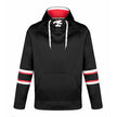 Dangle -Adult Pullover Hockey Lace Hooded Sweatshirt