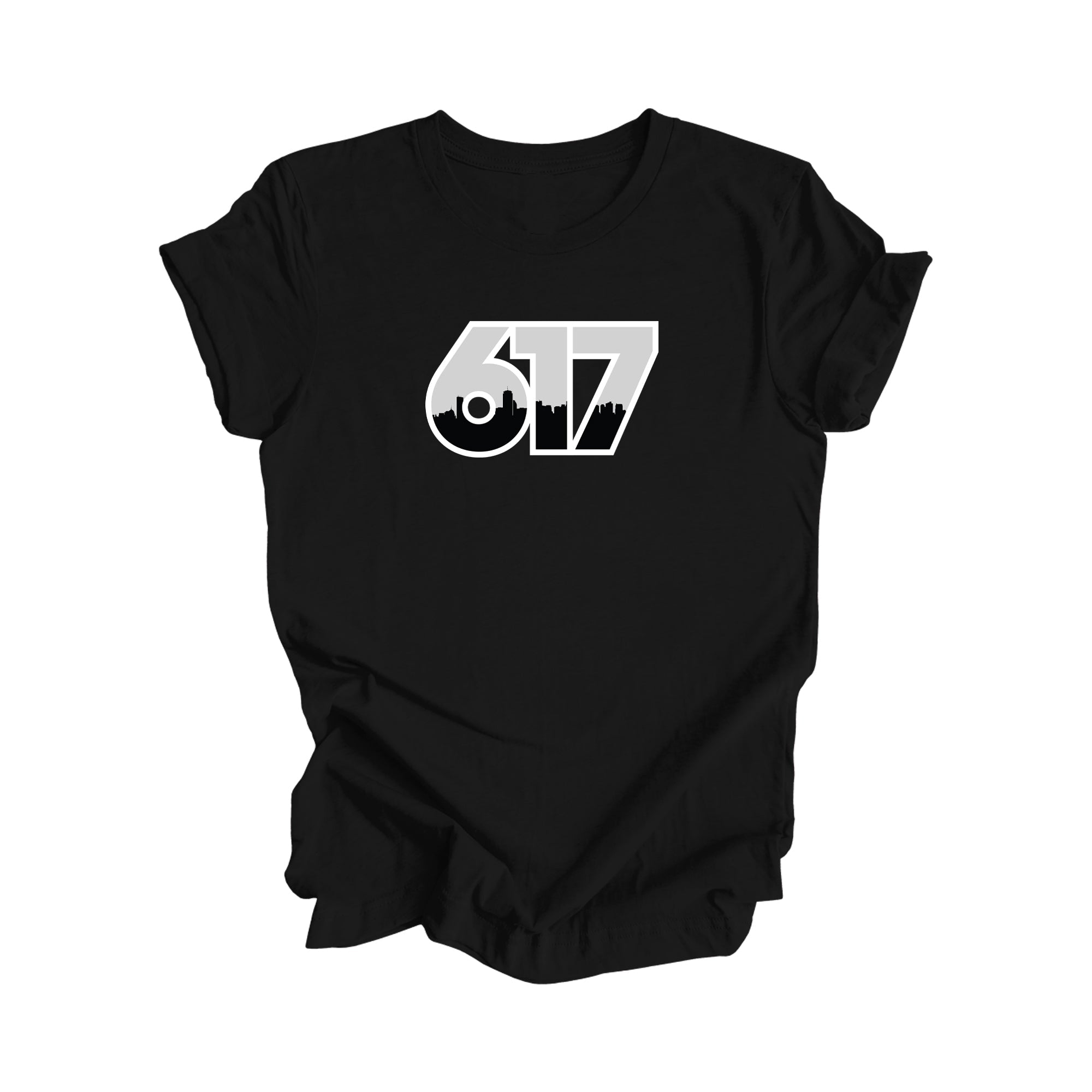 617 Boston Massachusetts USA Area Code City Skyline Gift - Unisex T-Shirt - Inspired X