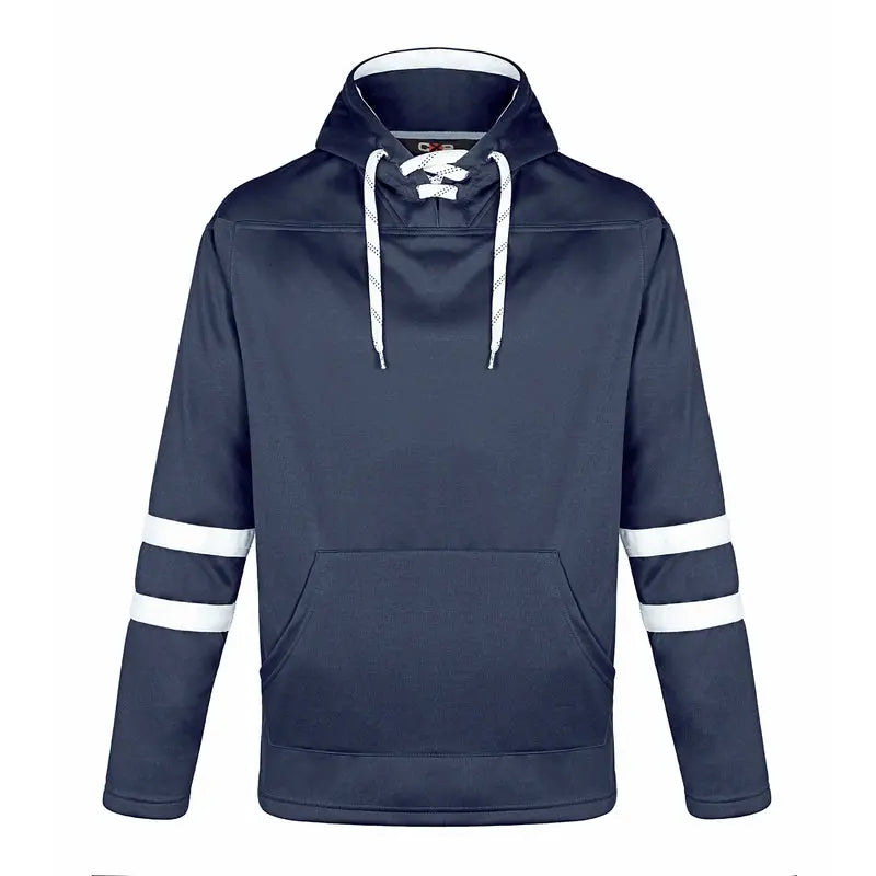 Dangle -Adult Pullover Hockey Lace Hooded Sweatshirt