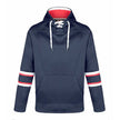 Dangle -Adult Pullover Hockey Lace Hooded Sweatshirt