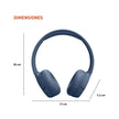 JBL Tune 670NC - Adaptive Noise Cancelling with Smart Ambient Wireless On-Ear Headphones, Up to 70H Battery Life with Speed Charge, Lightweight, Comfortable and Foldable Design (Blue) 🍁 All In One Marketplace Canada