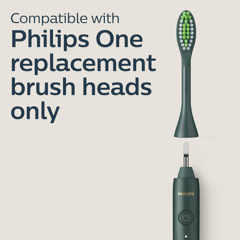 Philips One by Sonicare Rechargeable Toothbrush, 1 Brush Head, Green 🍁 All In One Marketplace Canada