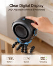 SWEETFULL Portable Stroller Fan, Pinch-Proof Baby Fan, 5-Speed Quiet Mini Clip on Fan, USB-C Rechargeable Battery, LED Display for Car Seat, Crib & Travel - Black 🍁 All In One Marketplace Canada