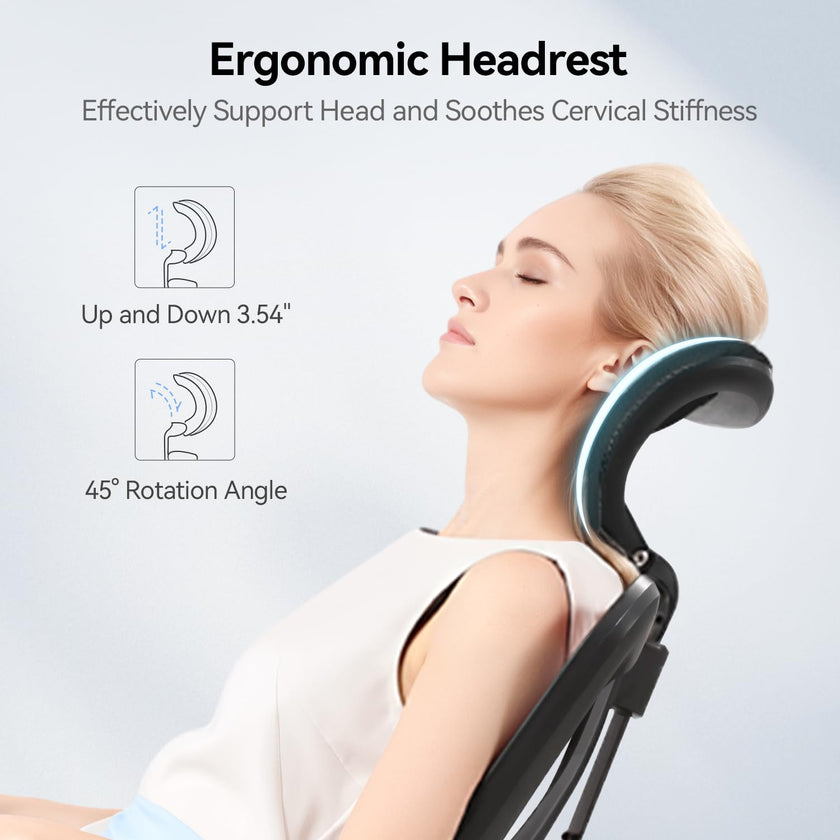 SIHOO Ergonomic Office Chair Computer Chair Desk Chair, Adjustable Headrests Chair Backrest and Armrest's Mesh Chair (Black) 🍁 All In One Marketplace Canada