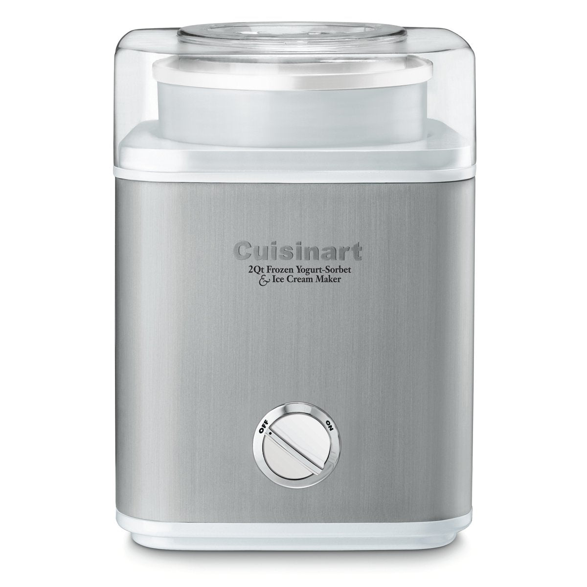 Cuisinart Pure Indulgence Frozen Yogurt-Ice Cream & Sorbet Maker, 2-Qt Capacity, Silver (ICE-30WNC) 🍁 All In One Marketplace Canada