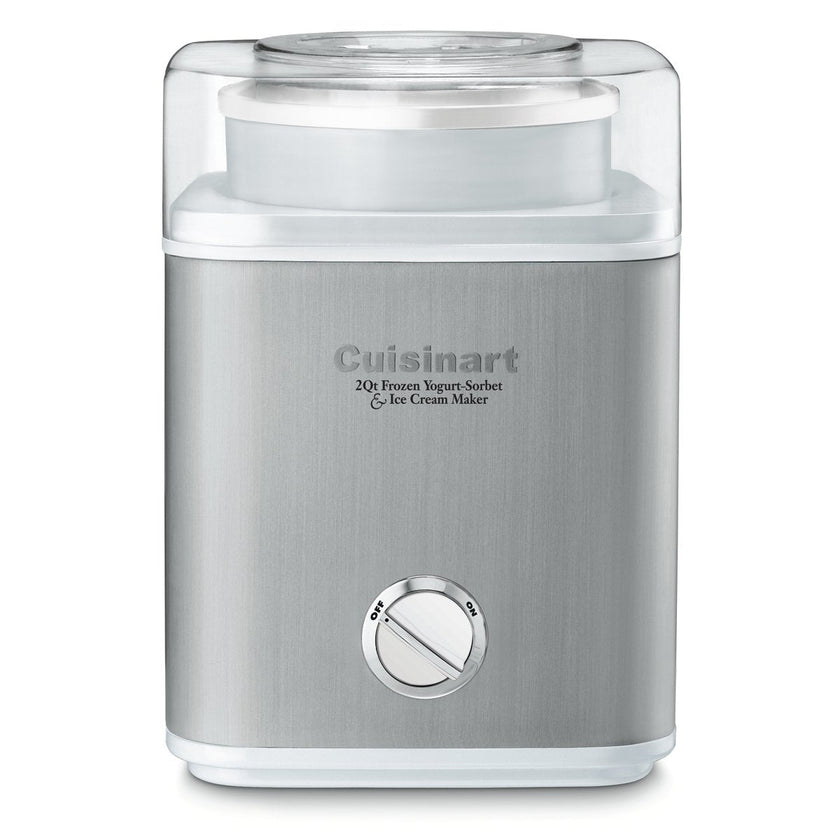 Cuisinart Pure Indulgence Frozen Yogurt-Ice Cream & Sorbet Maker, 2-Qt Capacity, Silver (ICE-30WNC) 🍁 All In One Marketplace Canada