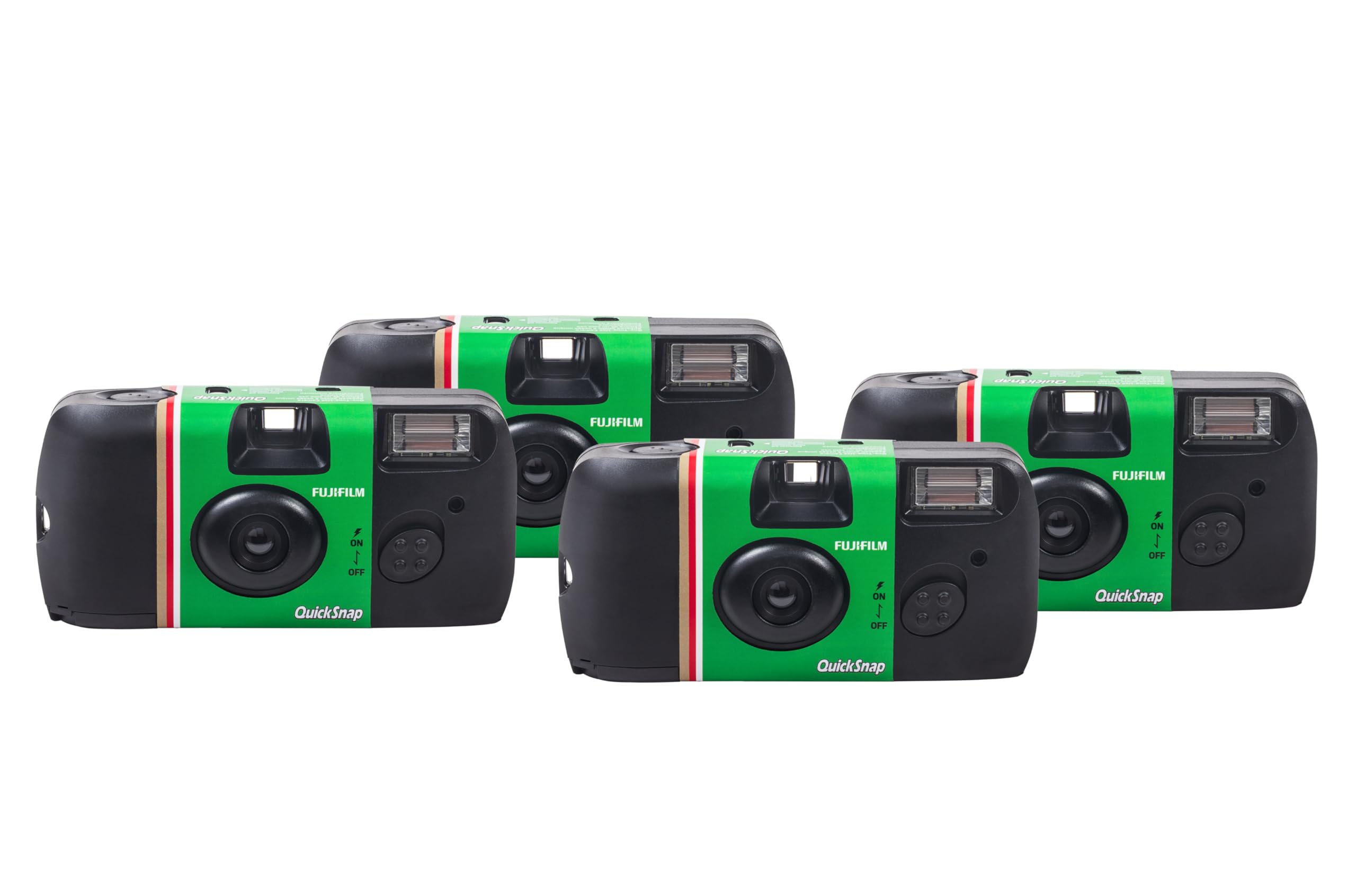 FUJIFILM QuickSnap Flash 400 One-Time-Use Camera 4 Pack, 27 exp Each 🍁 All In One Marketplace Canada
