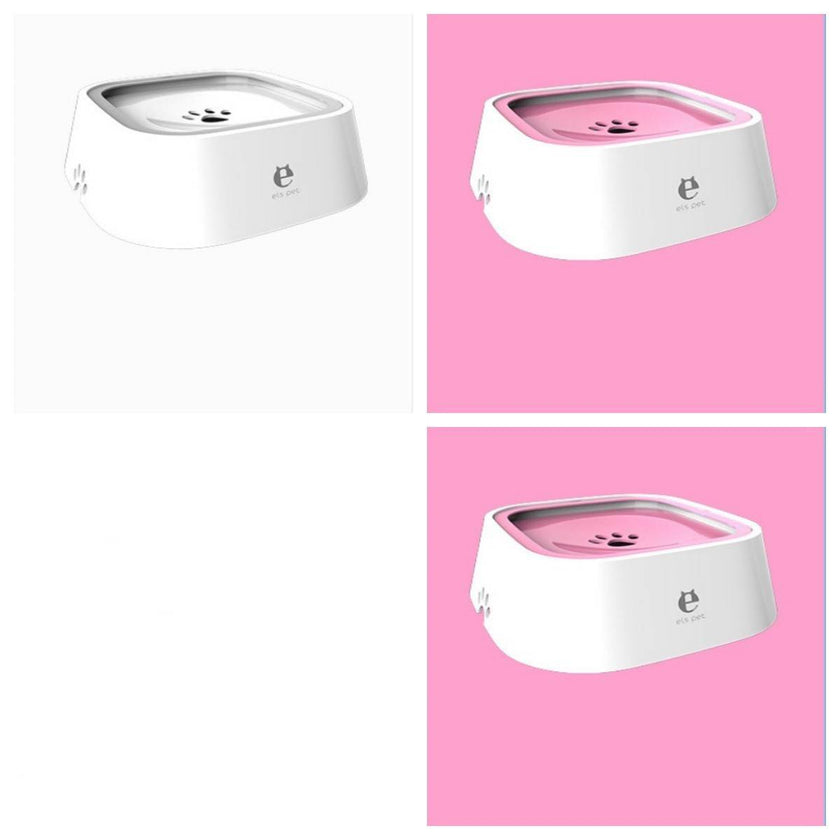 Cat Dog Water Bowl Anti Splash Design