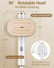 Hulmay Steamer Clothes, 1200W Clothes Steamer, Steam Iron 2-in-1, Portable Handheld Steamer for Travel 10s Heat-Up, Travel Size Clothing Steamer and Garment Steamer for Home, Office -White, 110-120V 🍁 All In One Marketplace Canada