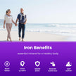 Iron Gummies with Vitamin C | 10mg Iron Per Gummy | Iron Supplements for Women & Men | Vegan Gummies | Blood Cell Formation Support | Energy, Focus, Immune Support | Vegan & Non-GMO (1) 🍁 All In One Marketplace Canada