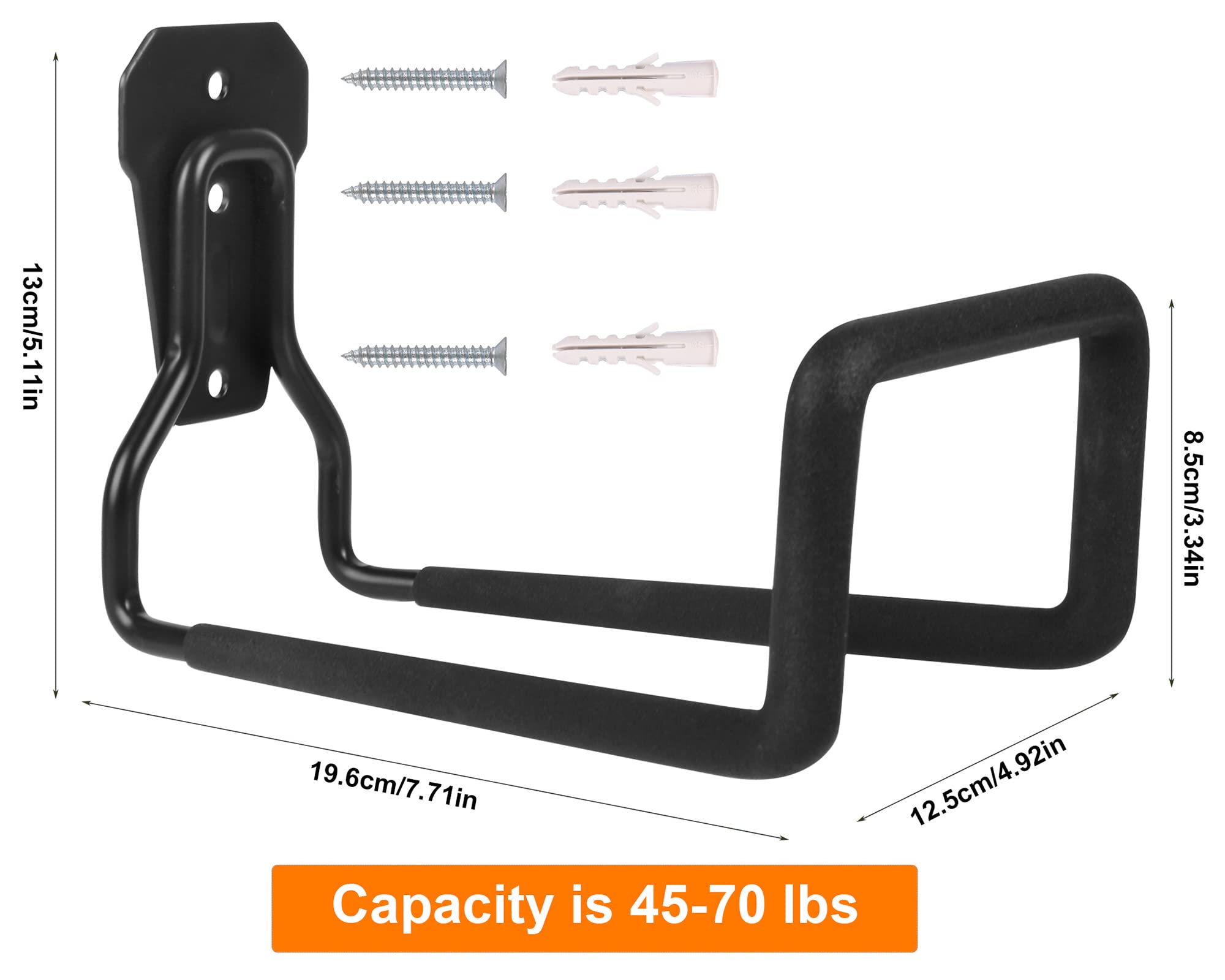 Metal Garden Hose Holder - Heavy Duty Hose Hanger Wall Mounted Water Hose Holder for Outside Yard, Sturdy Hose Reel Hose Hooks Ideal for Water Hose, Extension Cords 🍁 All In One Marketplace Canada
