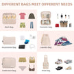BAGAIL 8 Set Packing Cubes, Lightweight Travel Luggage Organizers with Shoe Bag, Toiletry Bag & Laundry Bag (Cream) 🍁 All In One Marketplace Canada