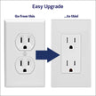 Leviton Decora Edge, 10-Pack, 15 Amp Tamper-Resistant Duplex Wall Receptacle, E5325-0MW, White 🍁 All In One Marketplace Canada